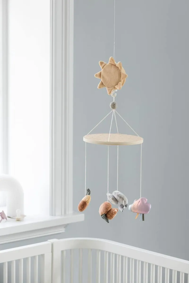 Sebra Mobiel Woodland - Baby Mobiel Multi
