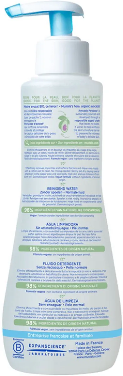 Mustela No Rinse Cleansing Water 300ml
