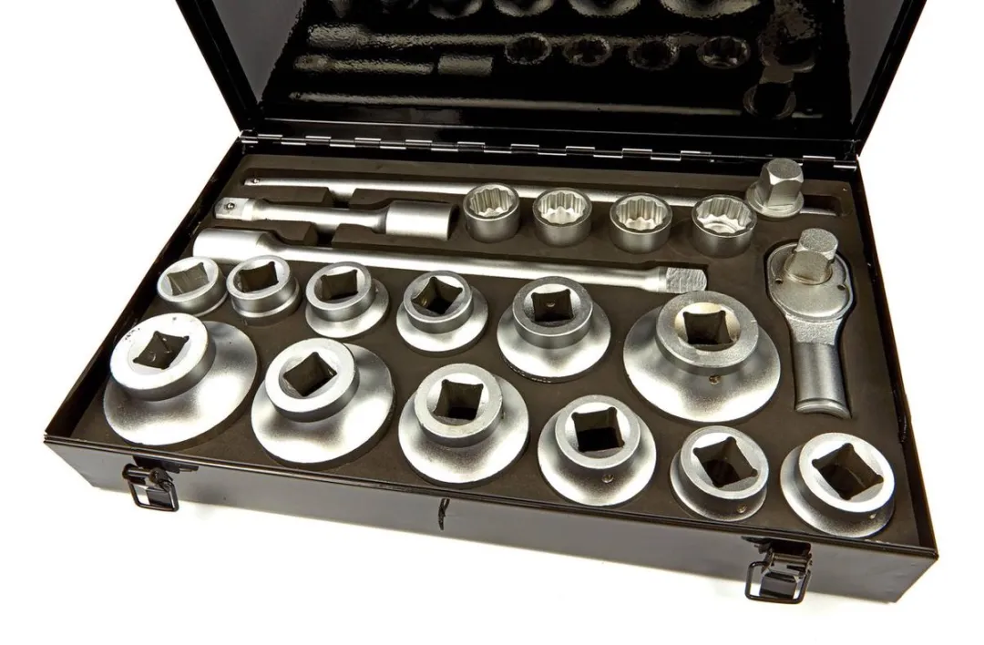 HBM 21-delige 1" Doppenset 27mm - Neutraal