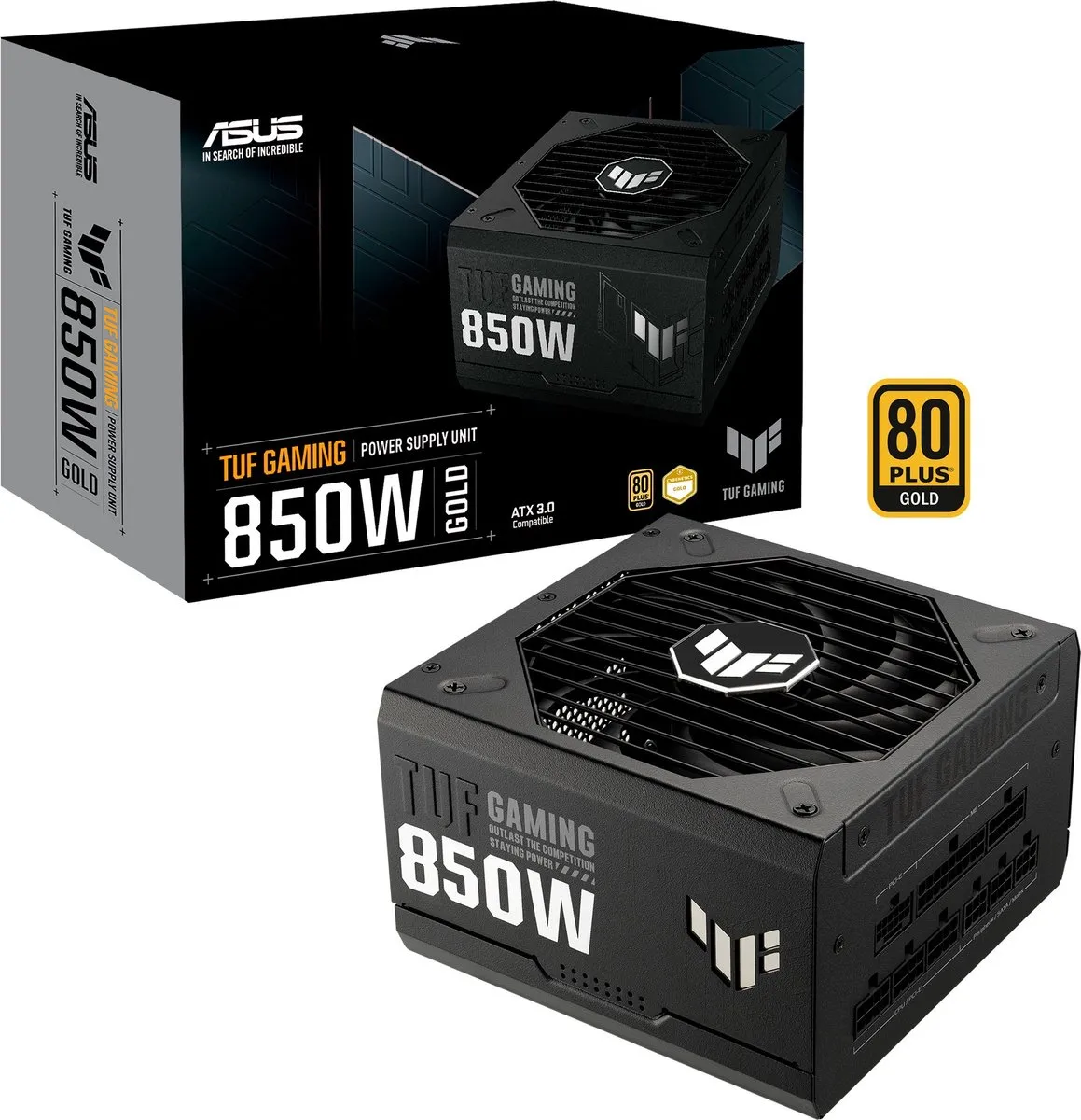 ASUS TUF Gaming 850W PSU - Volledig Modulair - 80 Plus Gold - 90YE00S2-B0NA00