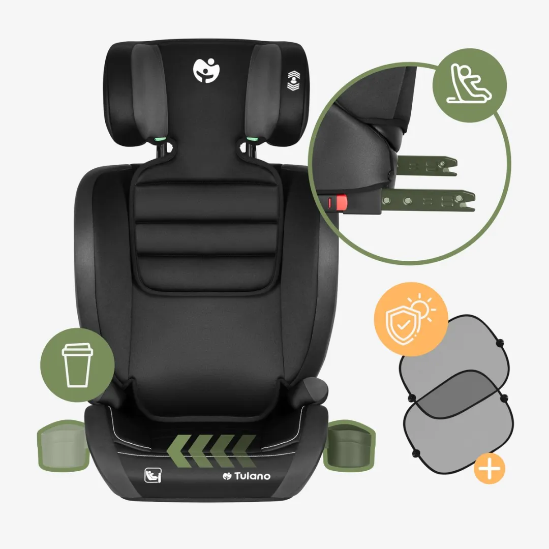 Tulano Autostoeltje Joy 25 - Zwart/Grijs