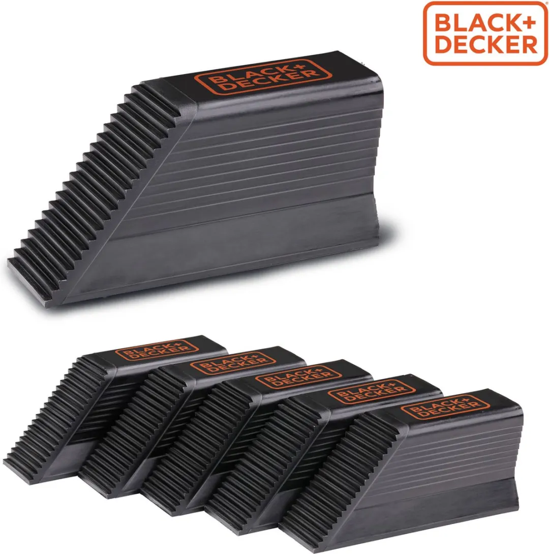 BLACK+DECKER Bagagesteun Set 6 Stuks - Kunststof - Zwart - afbeelding 3 van 6