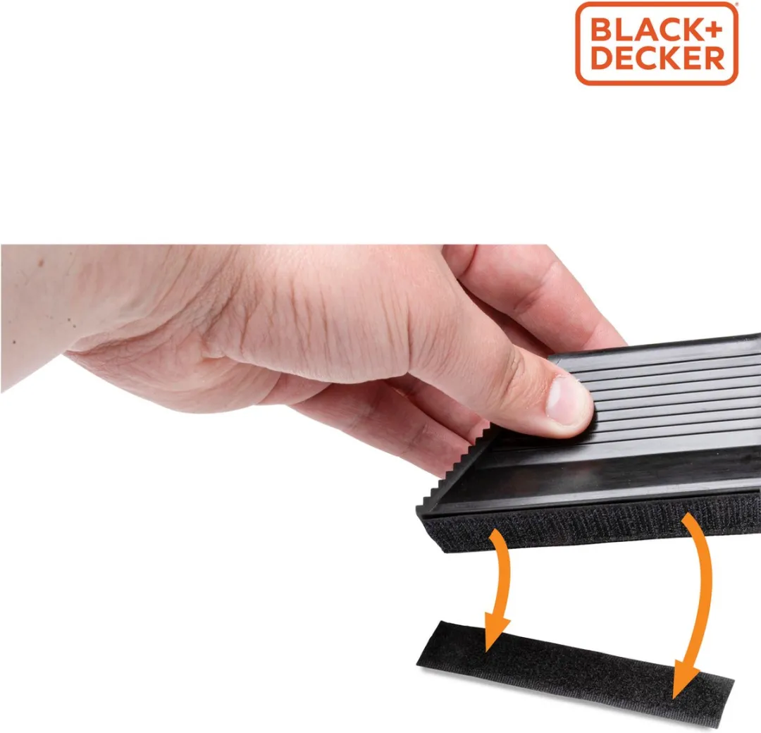 BLACK+DECKER Bagagesteun Set 6 Stuks - Kunststof - Zwart - afbeelding 2 van 6