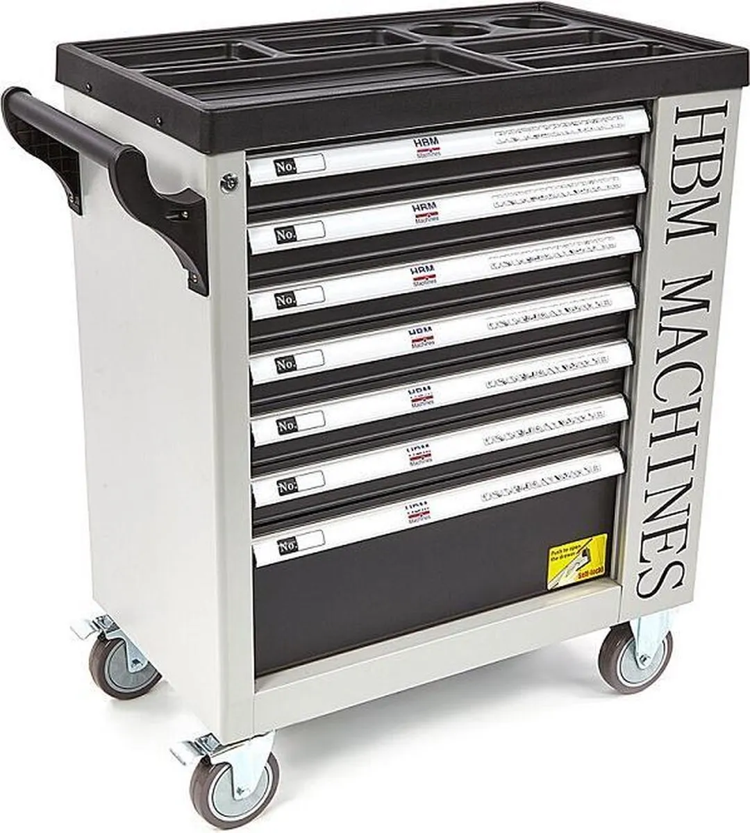 HBM 262-delige PREMIUM gereedschapswagen met deur