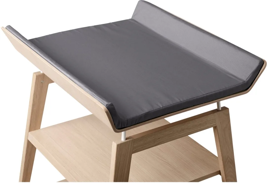 Leander Linea Aankleedkussenhoes - Cool Grey