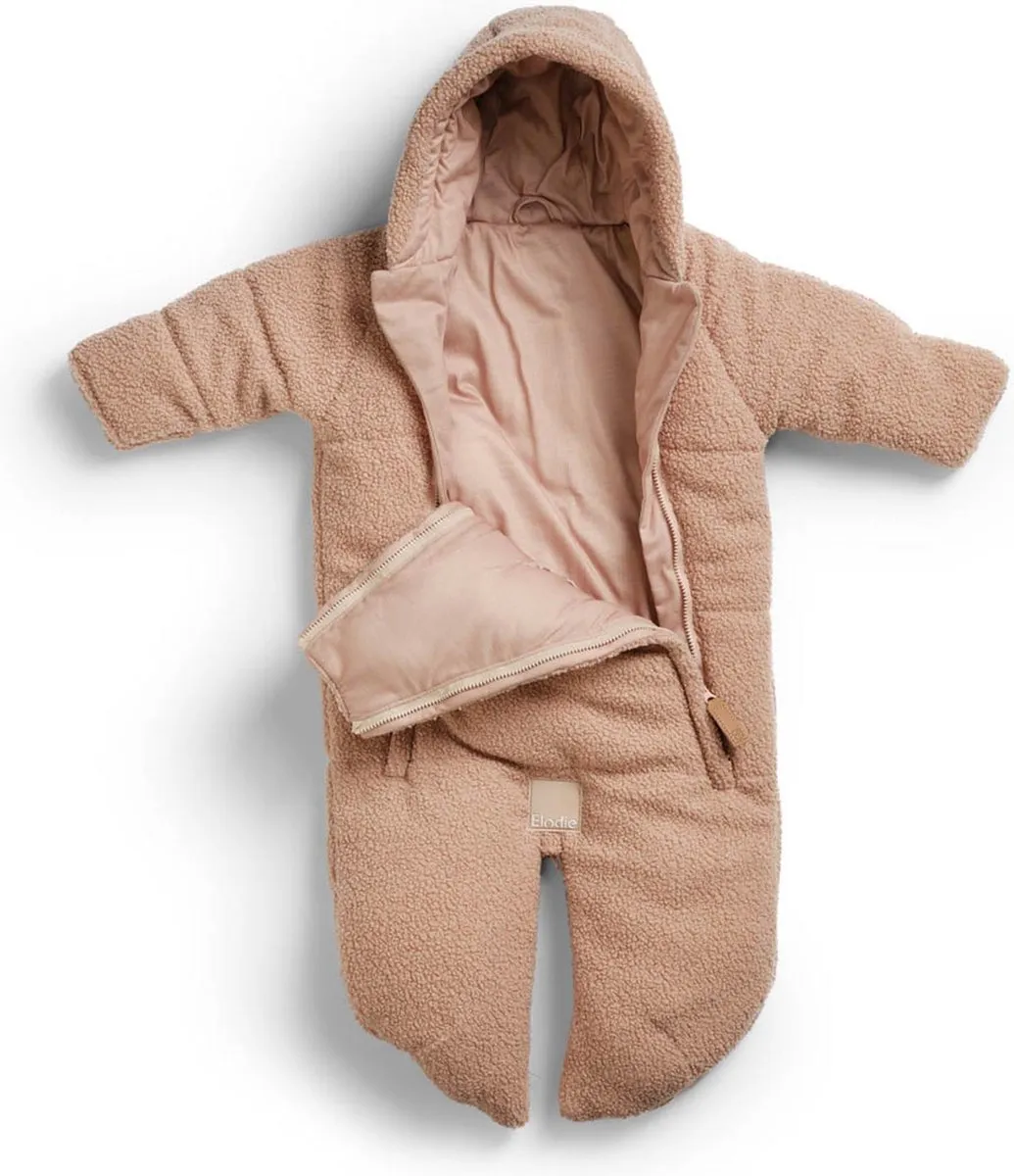 Elodie Baby Overall Voetenzak 0+ - Autostoel/Kinderwagen - Pink Bouclé