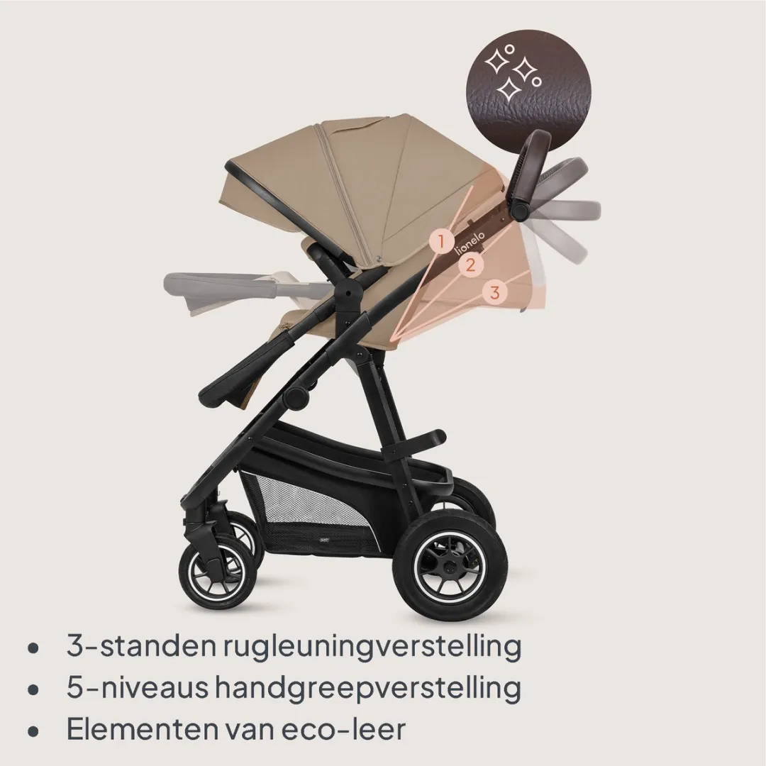 Lionelo Bianka Kinderwagen 3-in-1 - All-terrain - Beige
