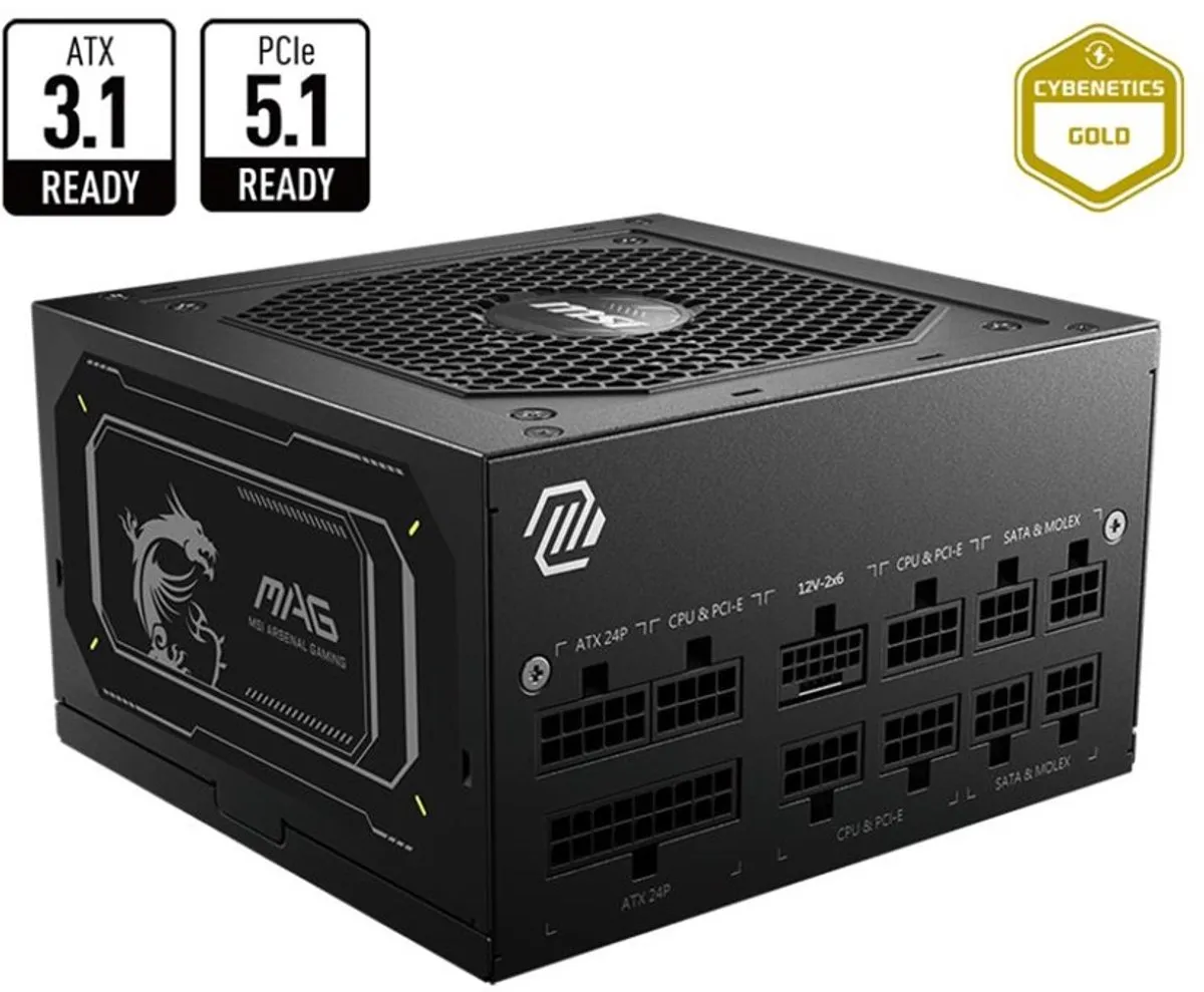 MSI MAG A750GL PCIE5 II Voeding 750W