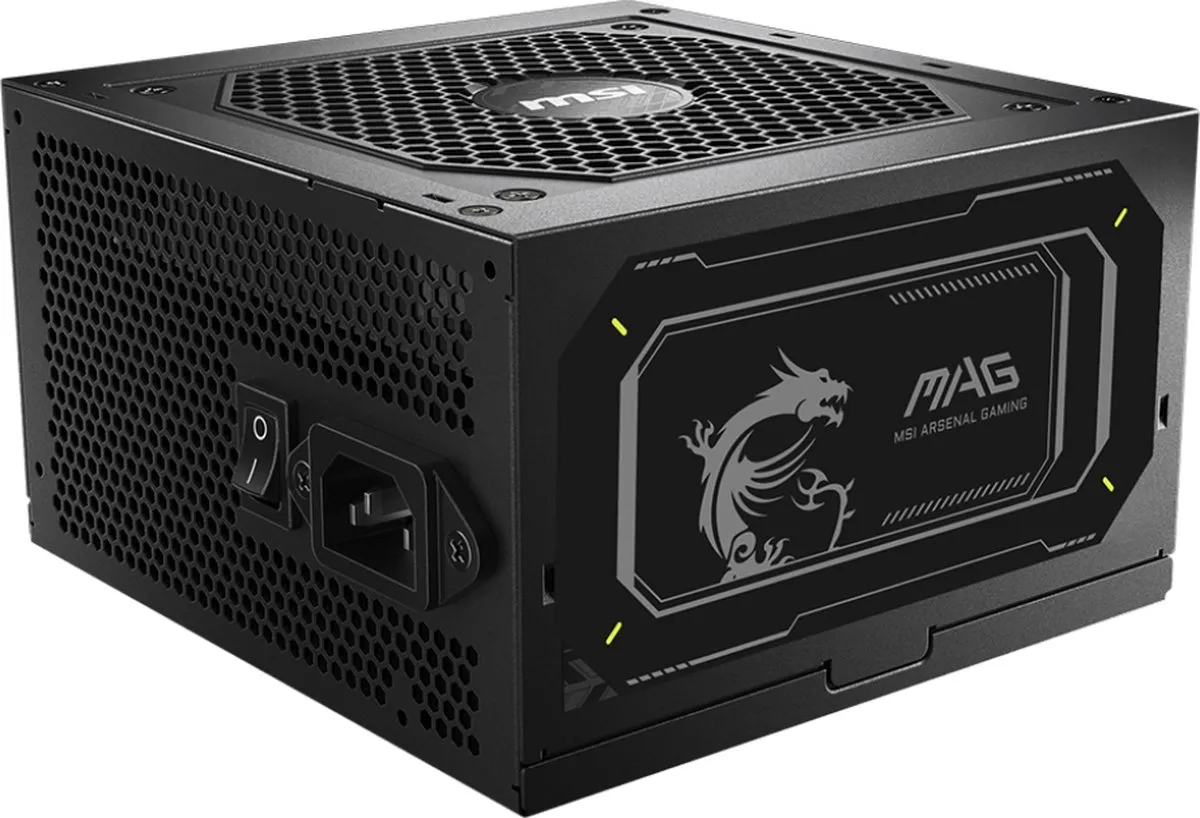 MSI MAG A750GL PCIE5 II Voeding 750W - Volledig Modulair - Zwart
