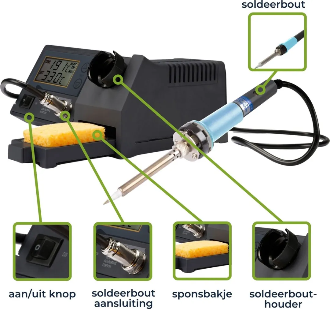 Velleman VTSSC40N Soldeerstation 48W - 150-450°C