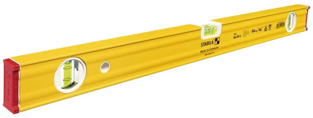 Stabila Waterpas 80AS-2 Blok 60cm - 3 Libellen