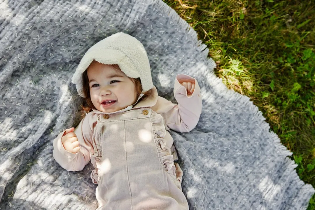 Elodie Hydrofiel Baby Deken Free Bird 75x100cm