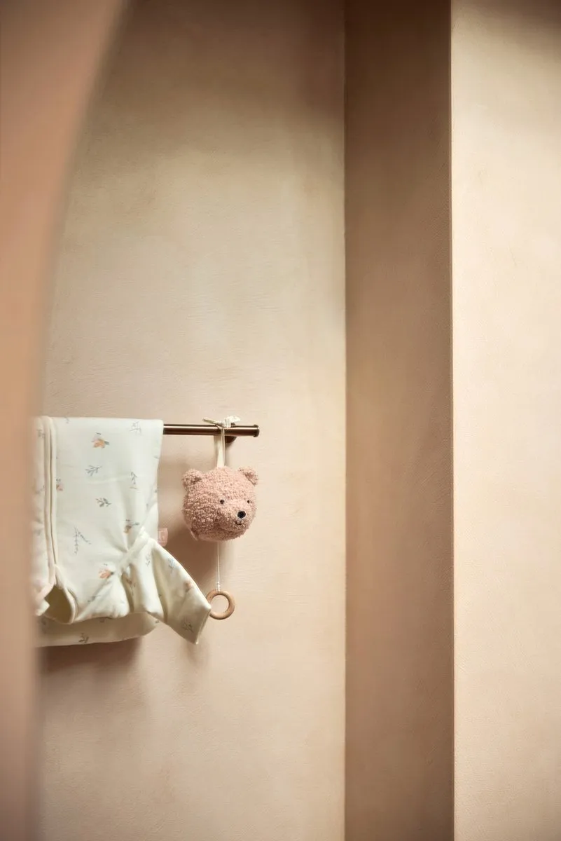 Jollein Baby Muziekhanger Teddy Bear Wild Rose