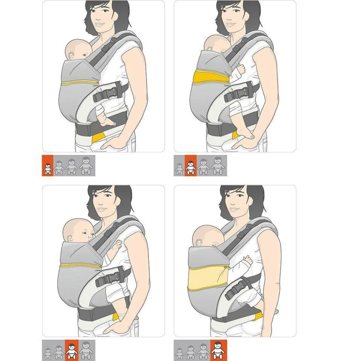 Manduca Draagzak XT Cotton grey-orange