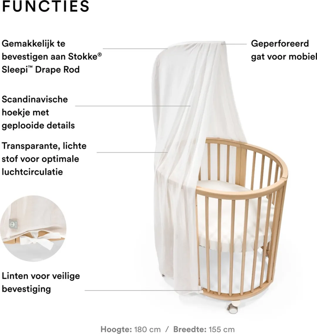 Stokke Sleepi Bedhemeltje V3 - Wit