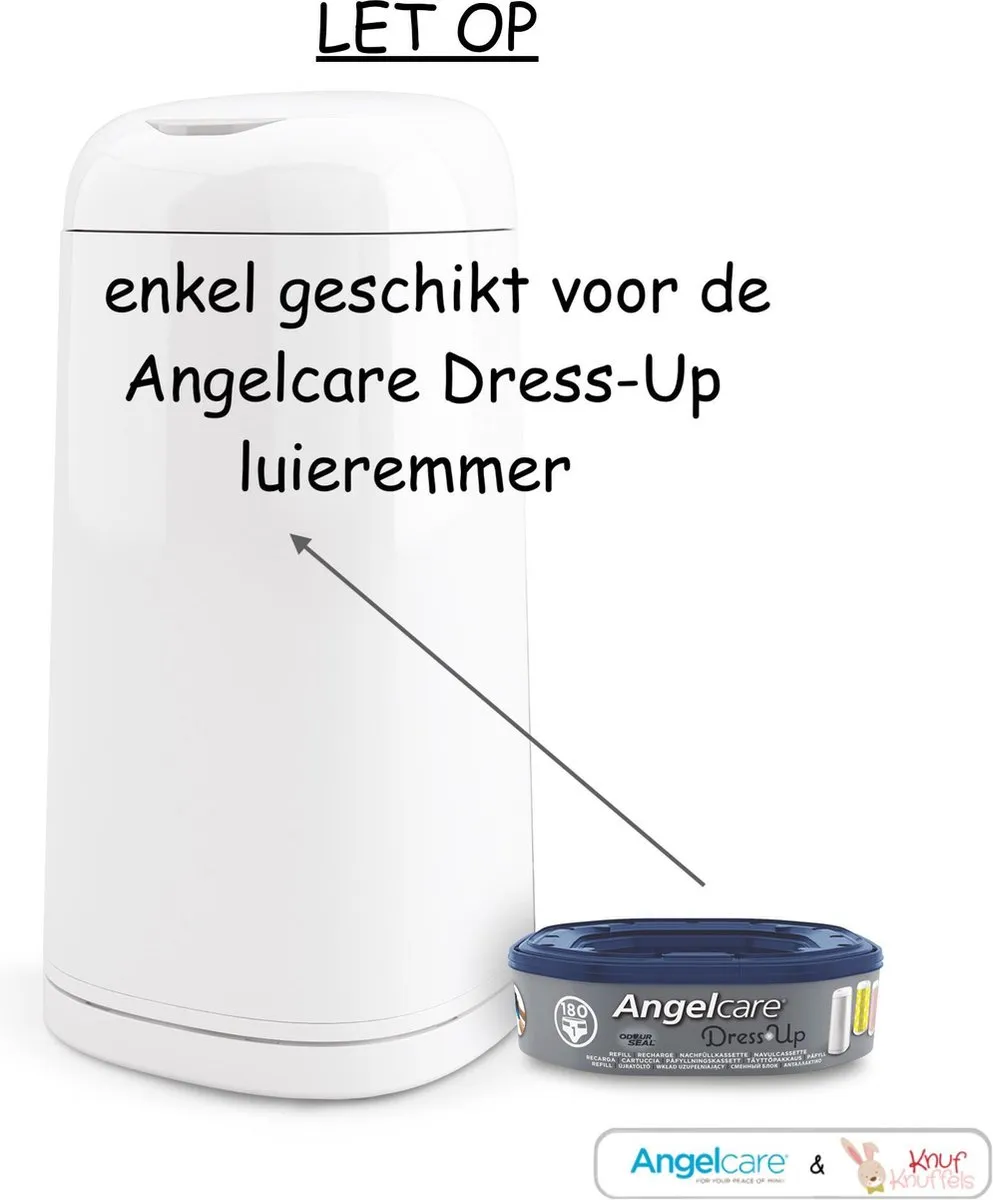 Angelcare DressUp Navulverpakking Luieremmer - 24 Rollen