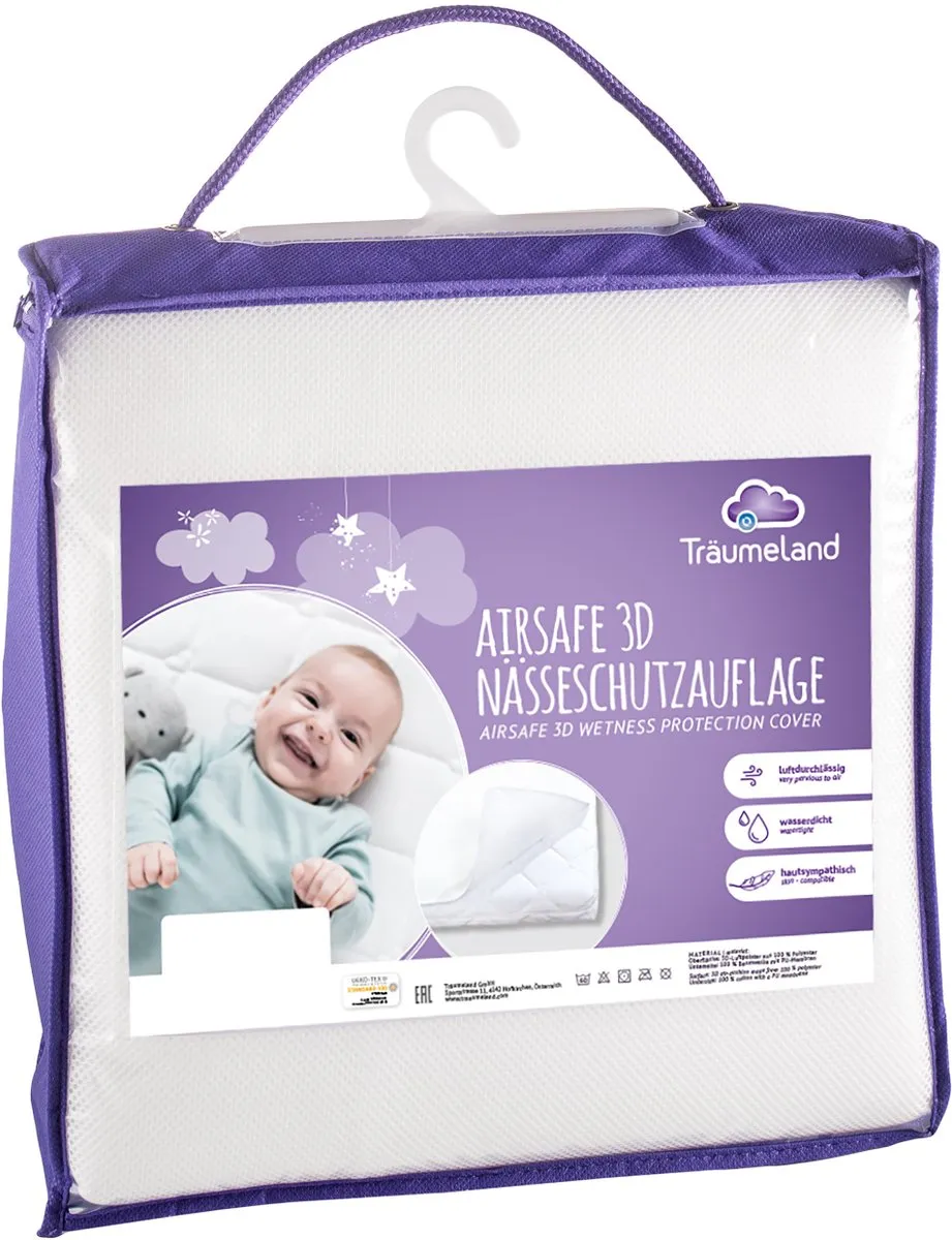 Träumeland AIRSAFE 3D matrasbeschermer 90 x 200 cm