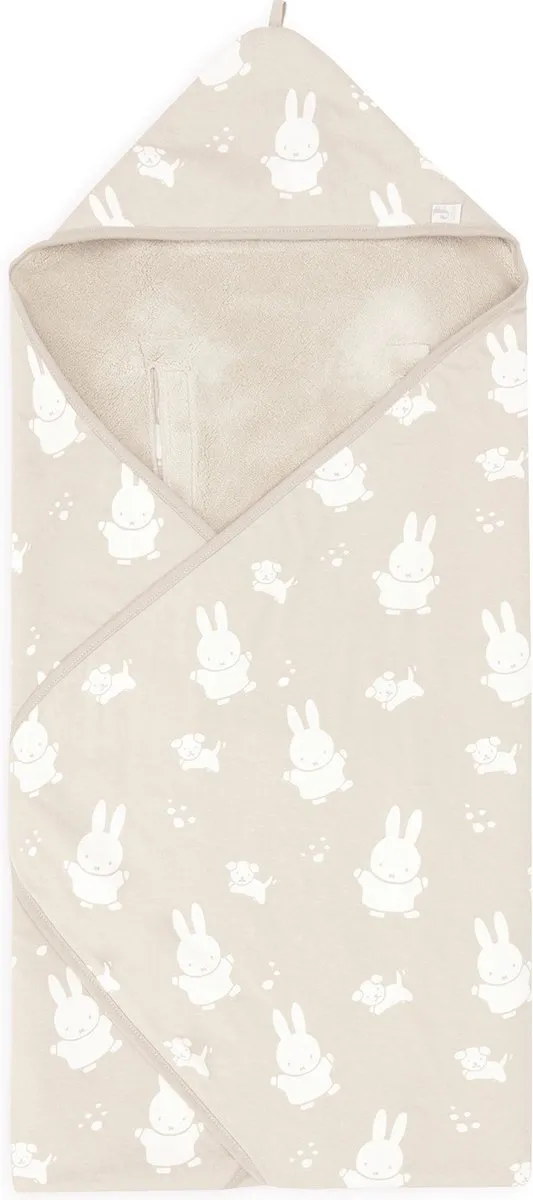Jollein Wikkeldeken Miffy & Snuffy - 85x85cm - Nougat