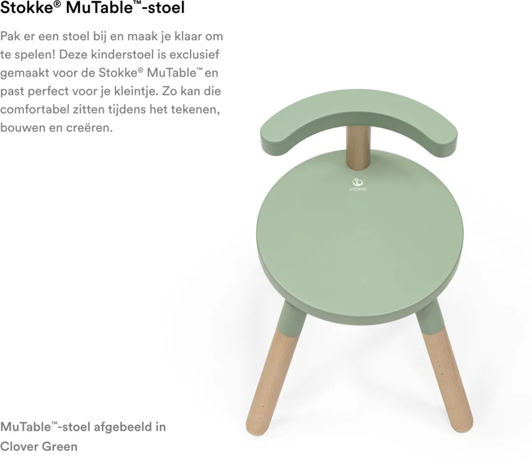 Stokke MuTable Stoel Storm Grey
