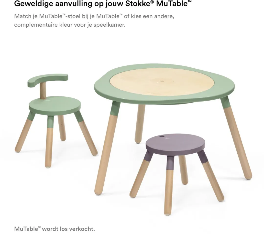 Stokke MuTable Stoel Storm Grey