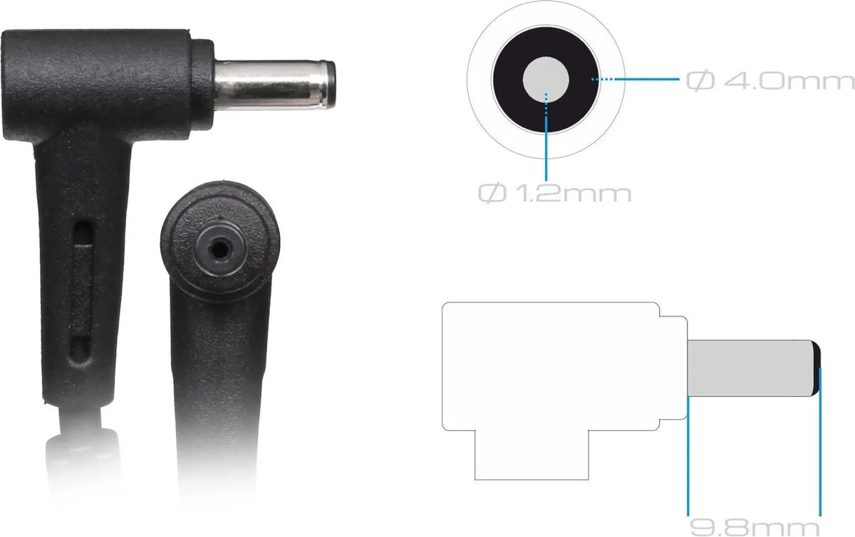 ASUS AD2087020010LF Oplader 65W - Zwart
