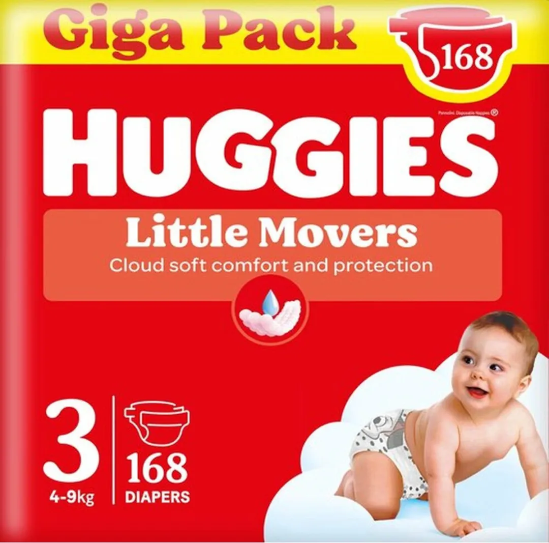 Huggies Little Movers Maat 3 Luiers