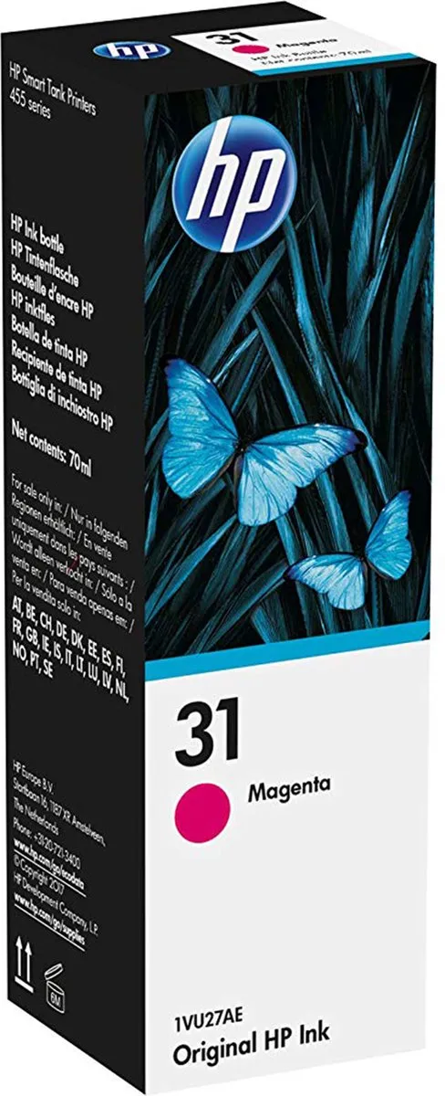HP 31 Inktcartridge Magenta 1VU27AE - 70ml