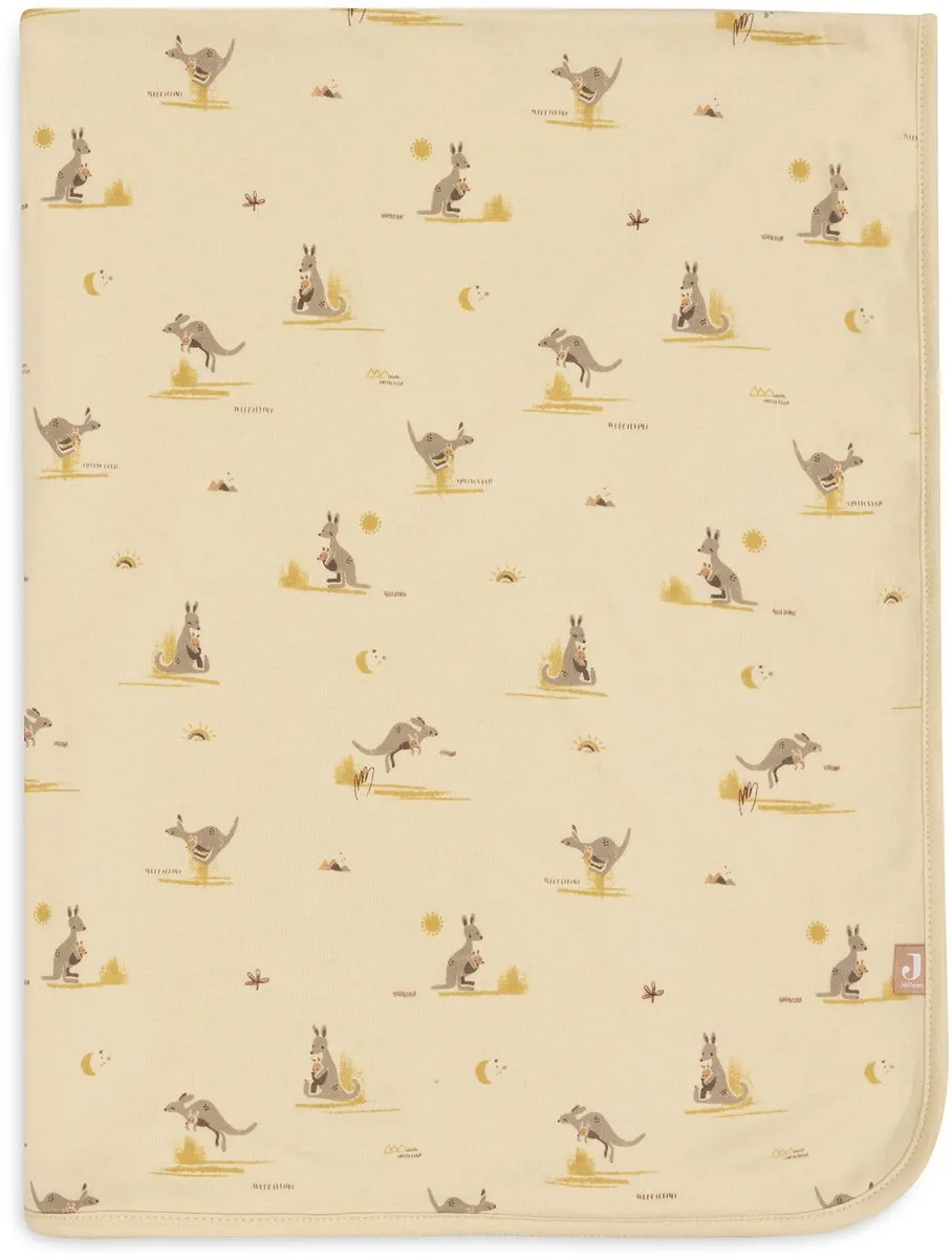 Jollein Baby Deken Wieg Jersey 75x100cm Kangaroots