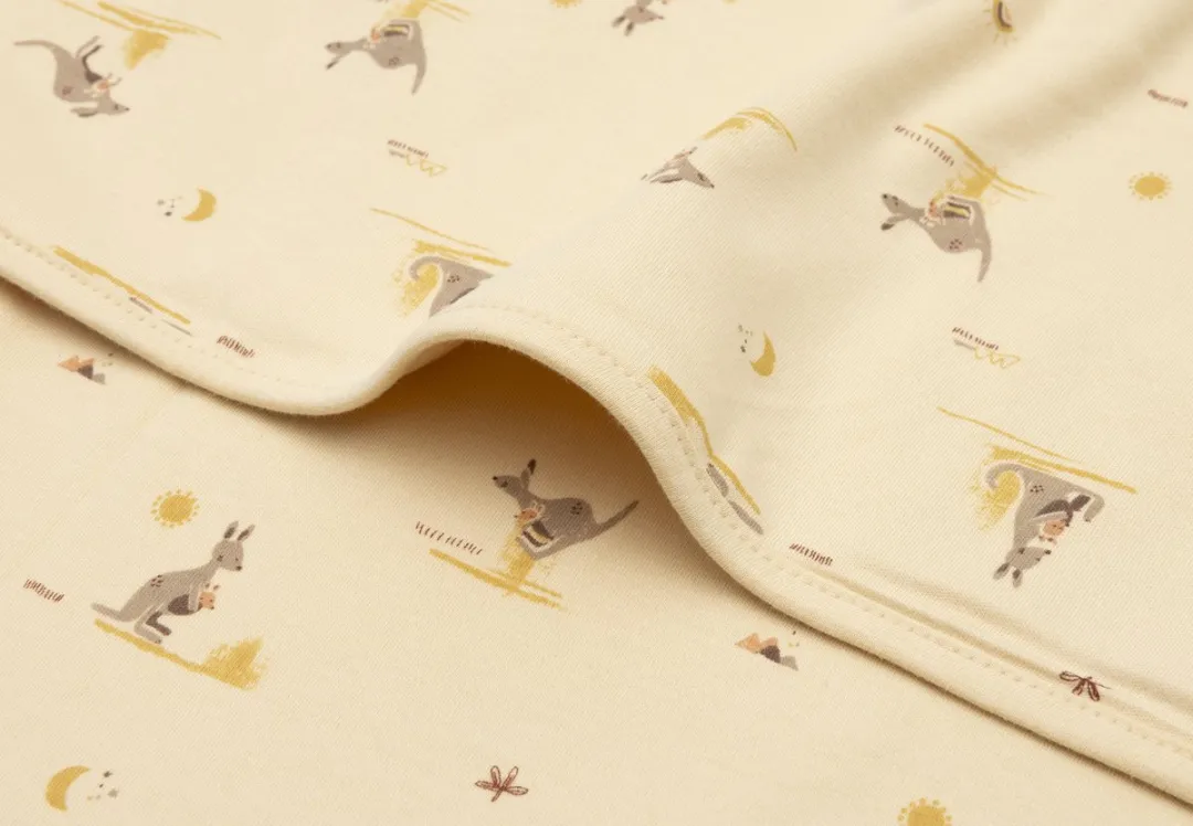 Jollein Baby Deken Wieg Jersey 75x100cm Kangaroots