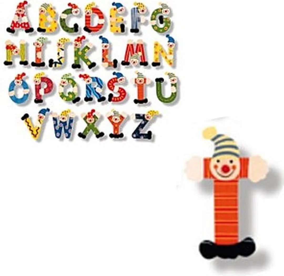 Simply for Kids Houten Naamletter Clown T