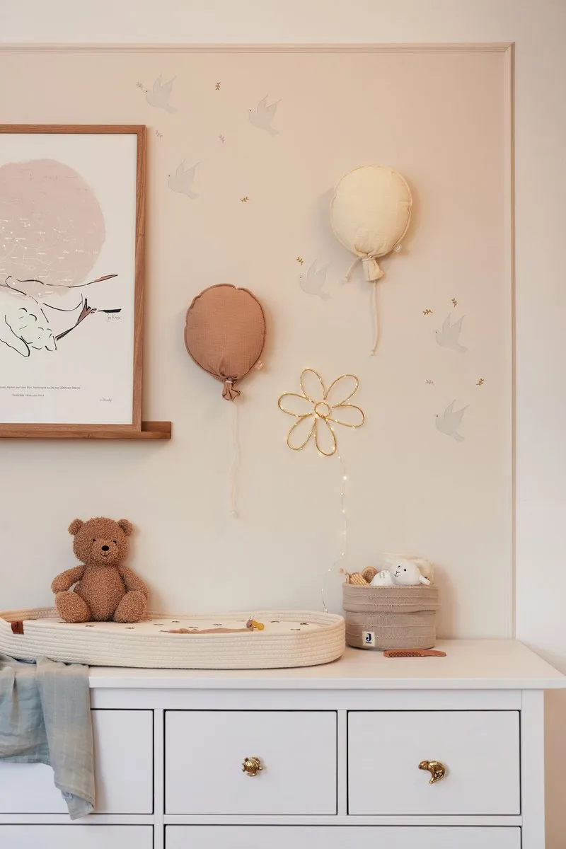 Jollein Stoffen Ballon 25x50cm Biscuit - Party Collection