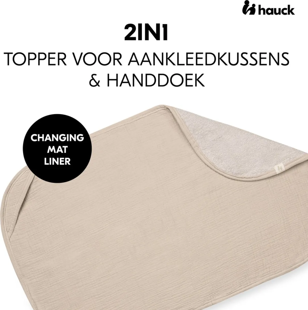Hauck Changing Mat Liner - Beige