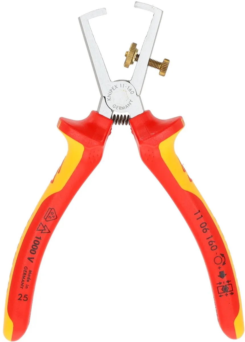 Knipex Afstriptang 160mm VDE - Rood/Geel - afbeelding 6 van 6