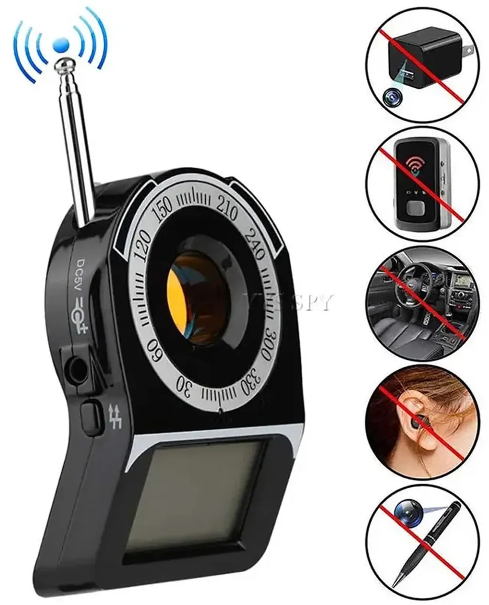 RedParrot Anti-Spionage Detector RP160003849 - Zwart