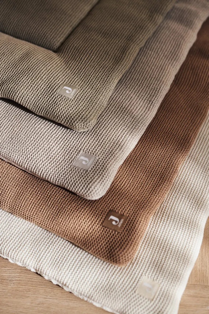 Jollein Boxkleed 75x95cm Basic Knit - Nougat