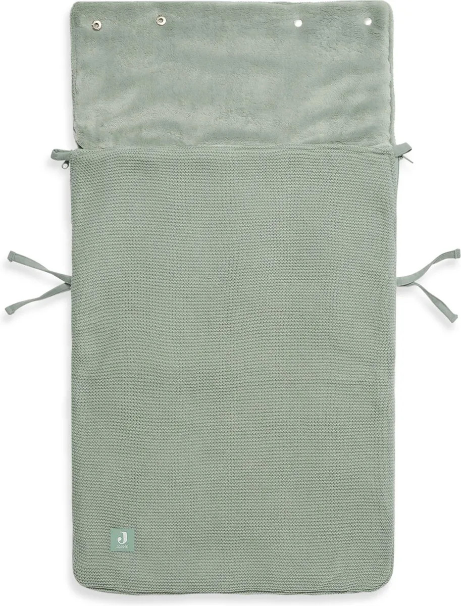 Jollein Voetenzak Autostoel Kinderwagen Forest Green - 42x82cm