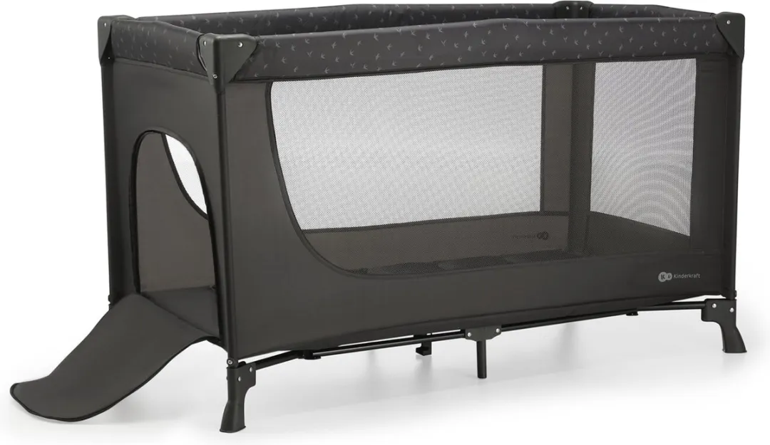 KinderKraft JOY LIGHT Reisbed 2-in-1 - Donkergrijs