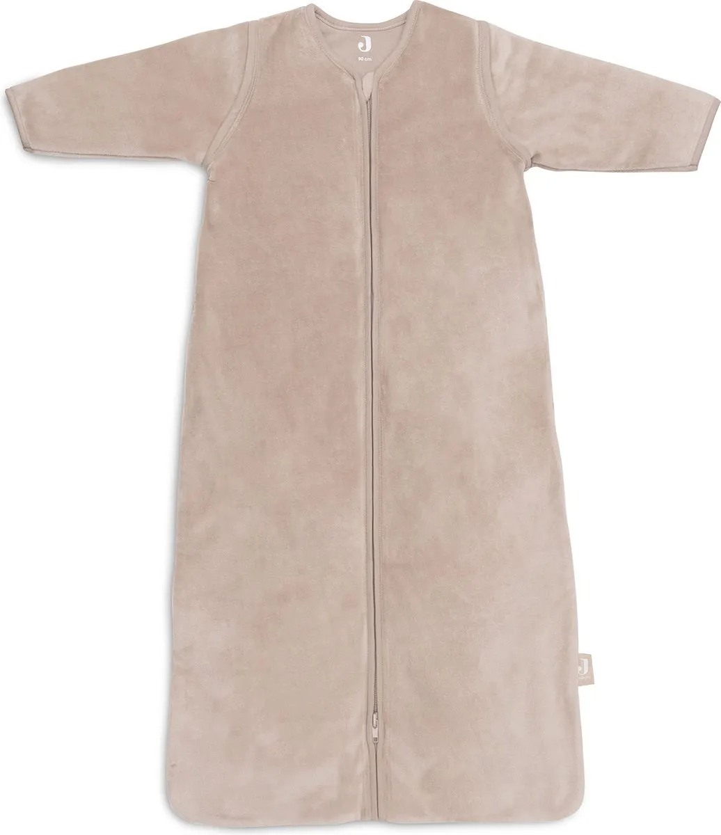 Jollein Baby Slaapzak Winter Velvet Wild Rose 90cm - Afritsbare mouw