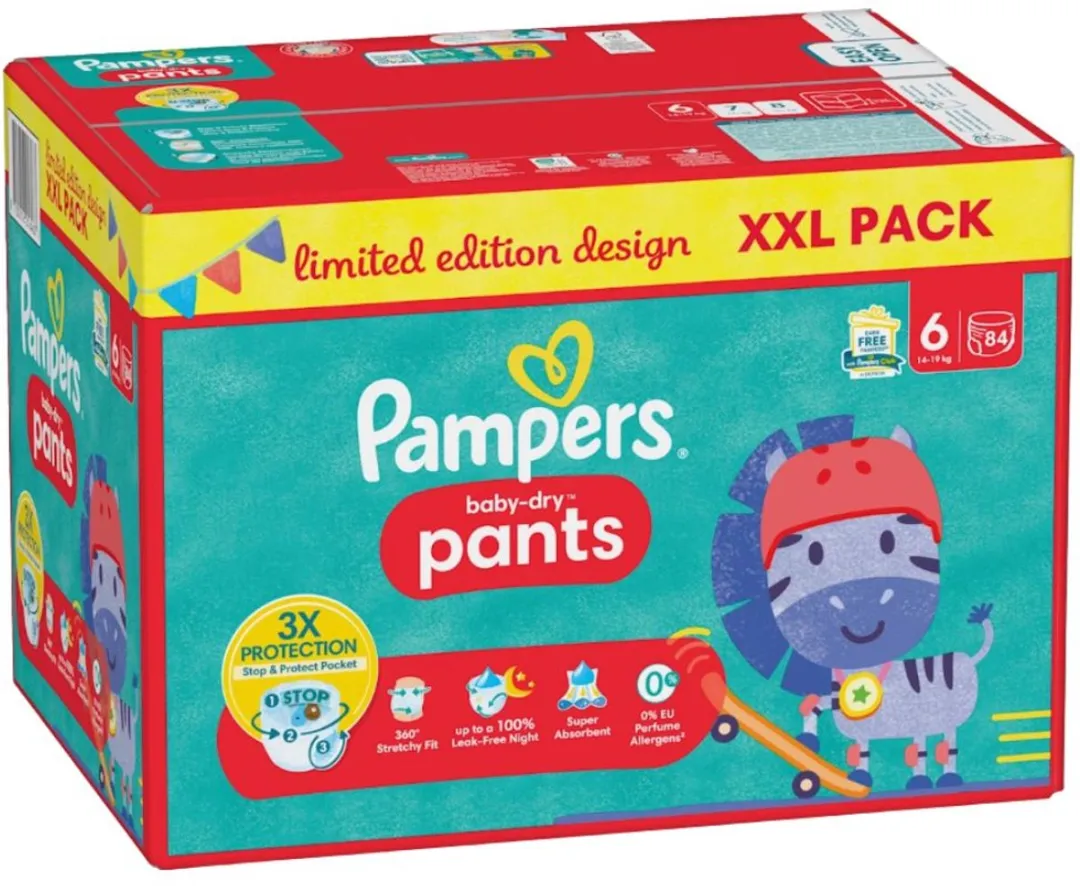 Pampers Baby-Dry pants maat 6 (14-19KG)