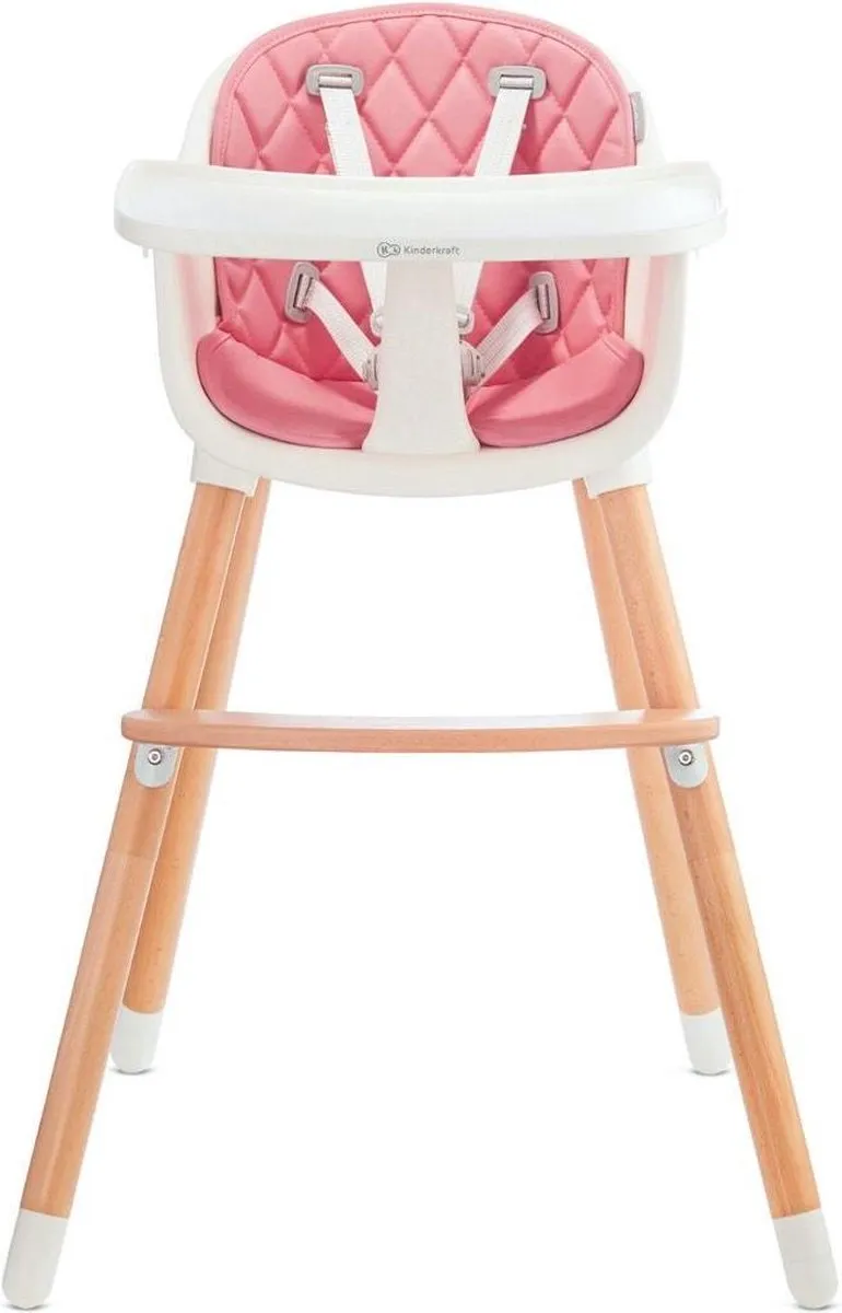 KinderKraft Sienna 2-in-1 Kinderstoel - Roze
