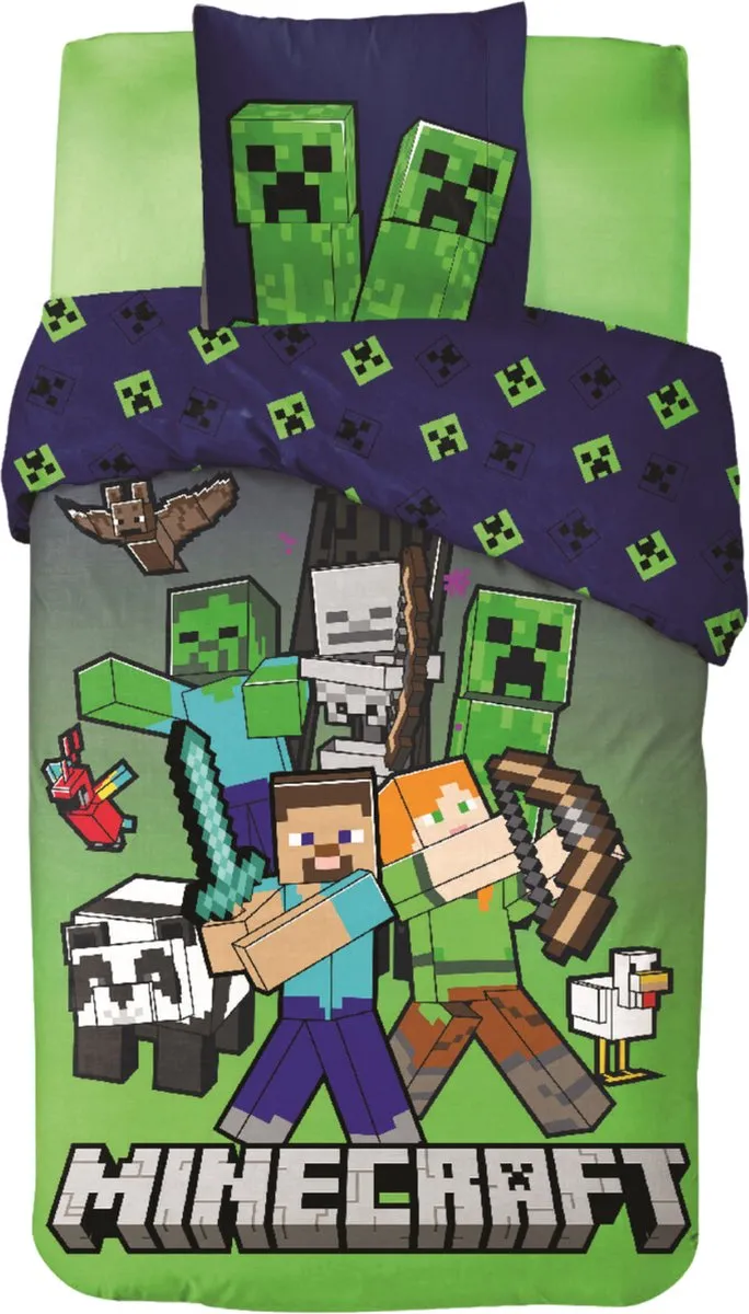 Minecraft Dekbedovertrek Team