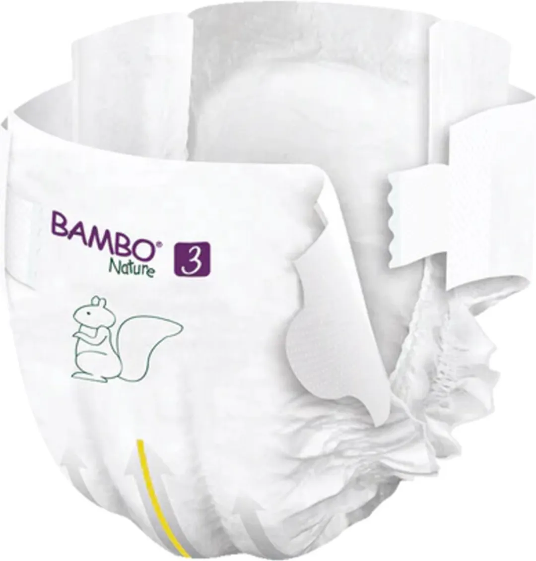 Bambo Nature Babyluier midi 3 4-8kg (52 stuks)