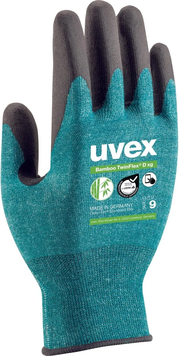 Uvex Bamboo TwinFlex D xg 6009009 Snijbeschermingshandschoen
