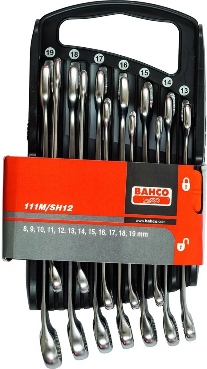 Bahco Ringsleutel 111M 12-delig 8-19mm Metrisch