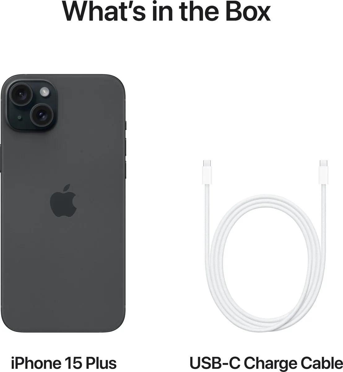 Apple iPhone 15 Plus MU0Y3ZD/A - 128GB - Zwart