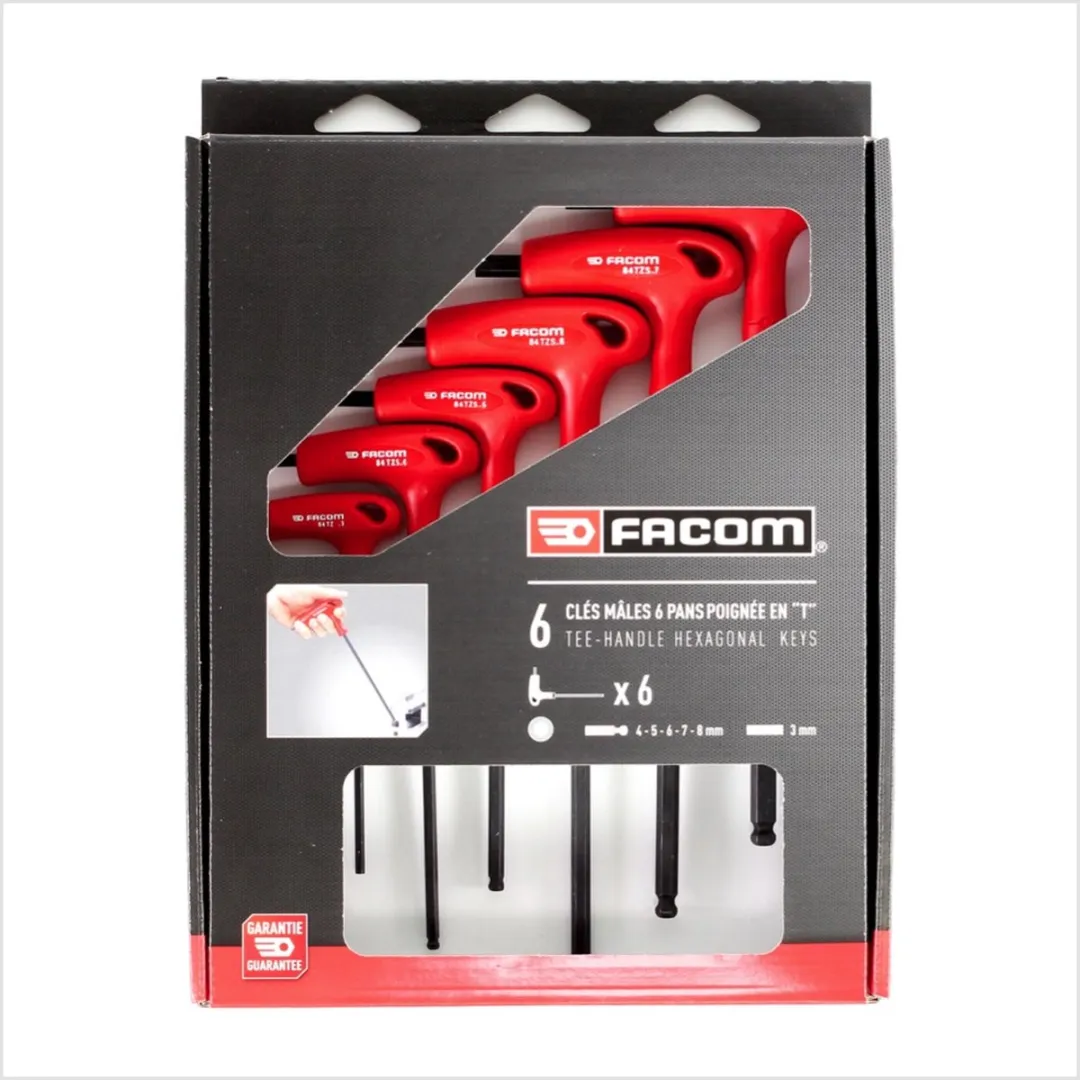 FACOM Haakse Inbusschroevendraaierset 6-delig - afbeelding 6 van 6