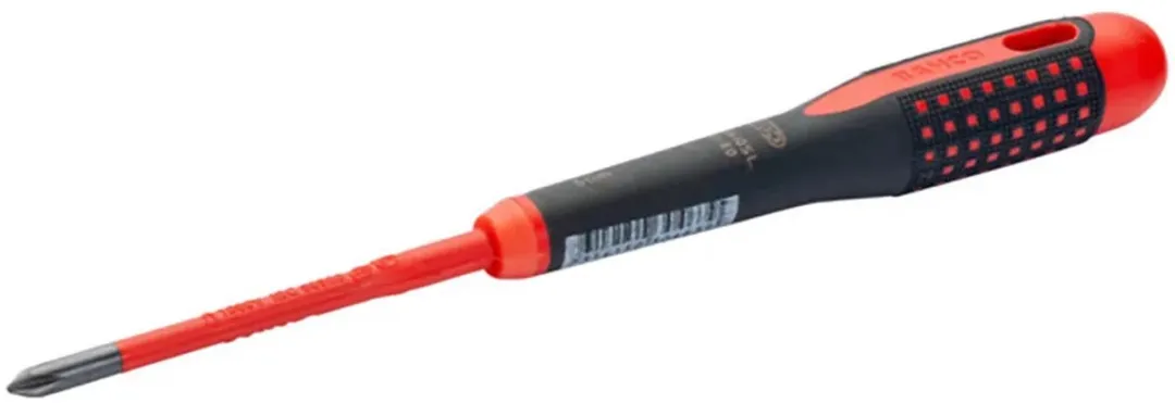 Bahco Insulated Slim Ergo Schroevendraaier PH1 - Rood