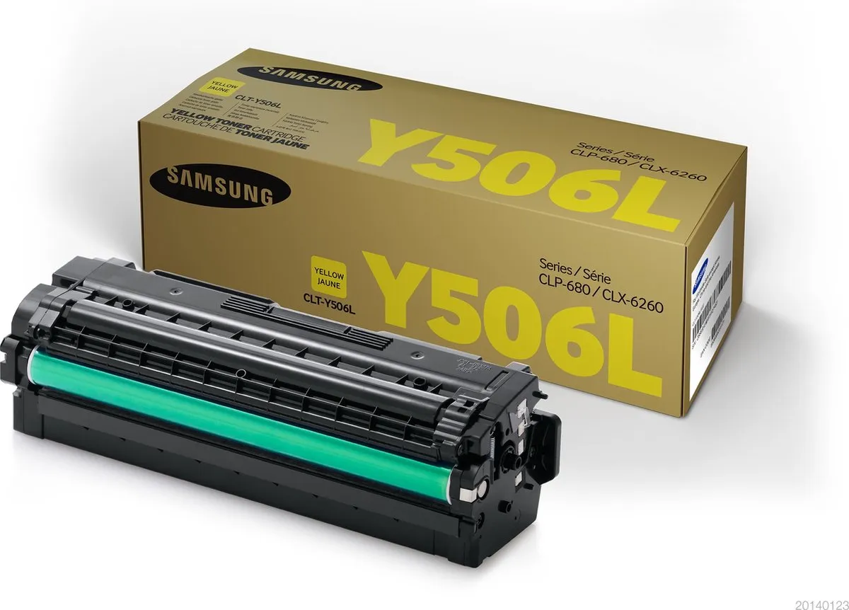 Samsung CLT-Y506L Tonercartridge - Geel - 3500 pagina's