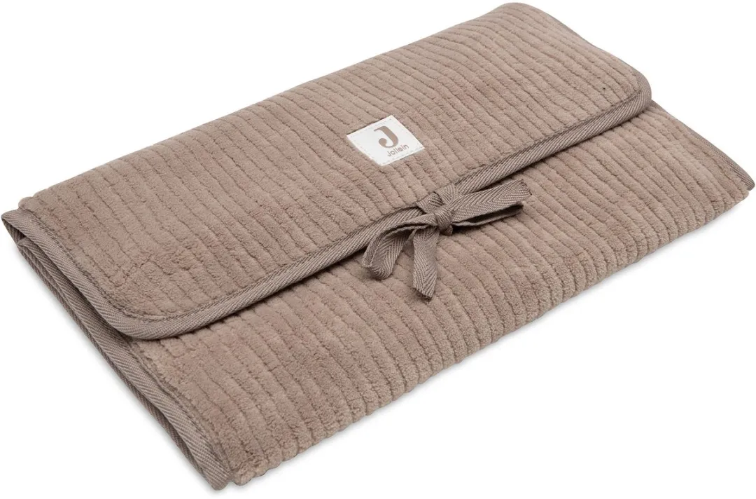 Jollein Verschoonmatjes Cloudy Rib Milky Coffee - afbeelding 5 van 6