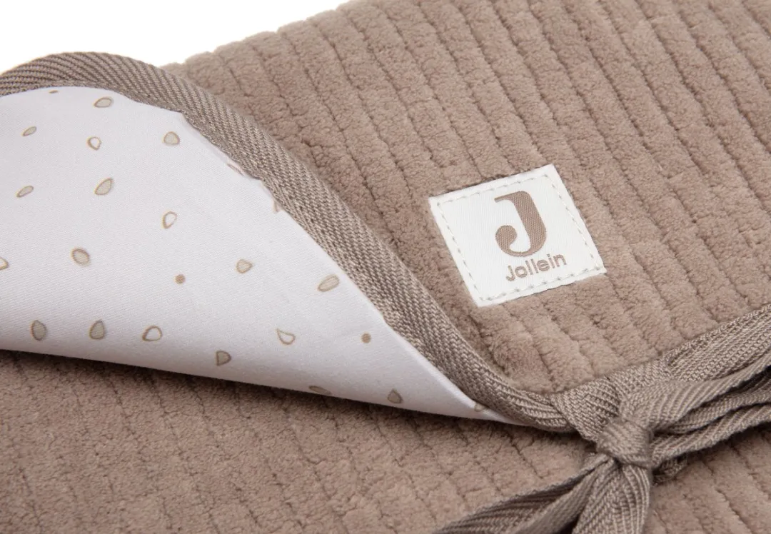 Jollein Verschoonmatjes Cloudy Rib Milky Coffee - afbeelding 4 van 6